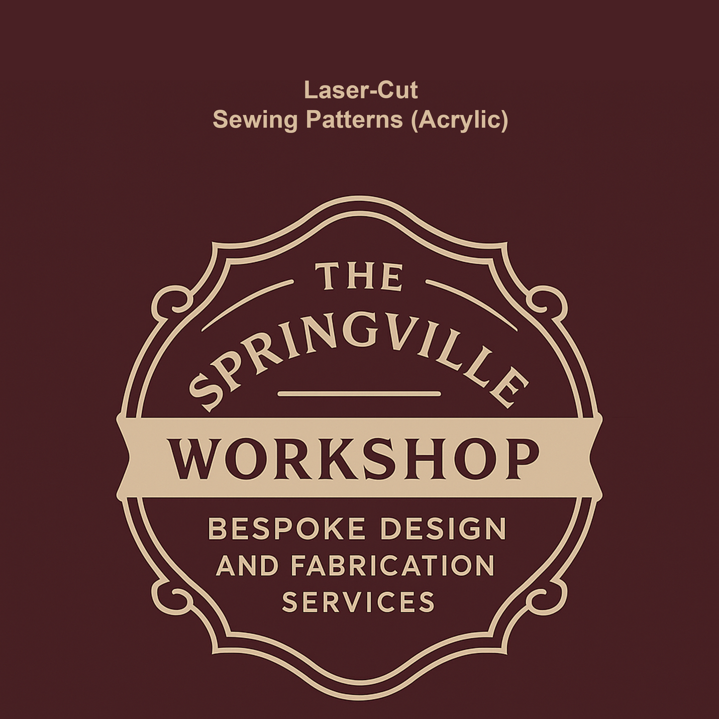 Laser-Cut Sewing Patterns (Acrylic)