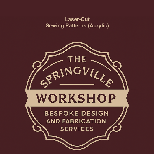 Laser-Cut Sewing Patterns (Acrylic)